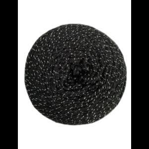 I LOVE THIS YARN BLACK and Silver METALLIC 10oz NEW Hobby Lobby 504 Yds